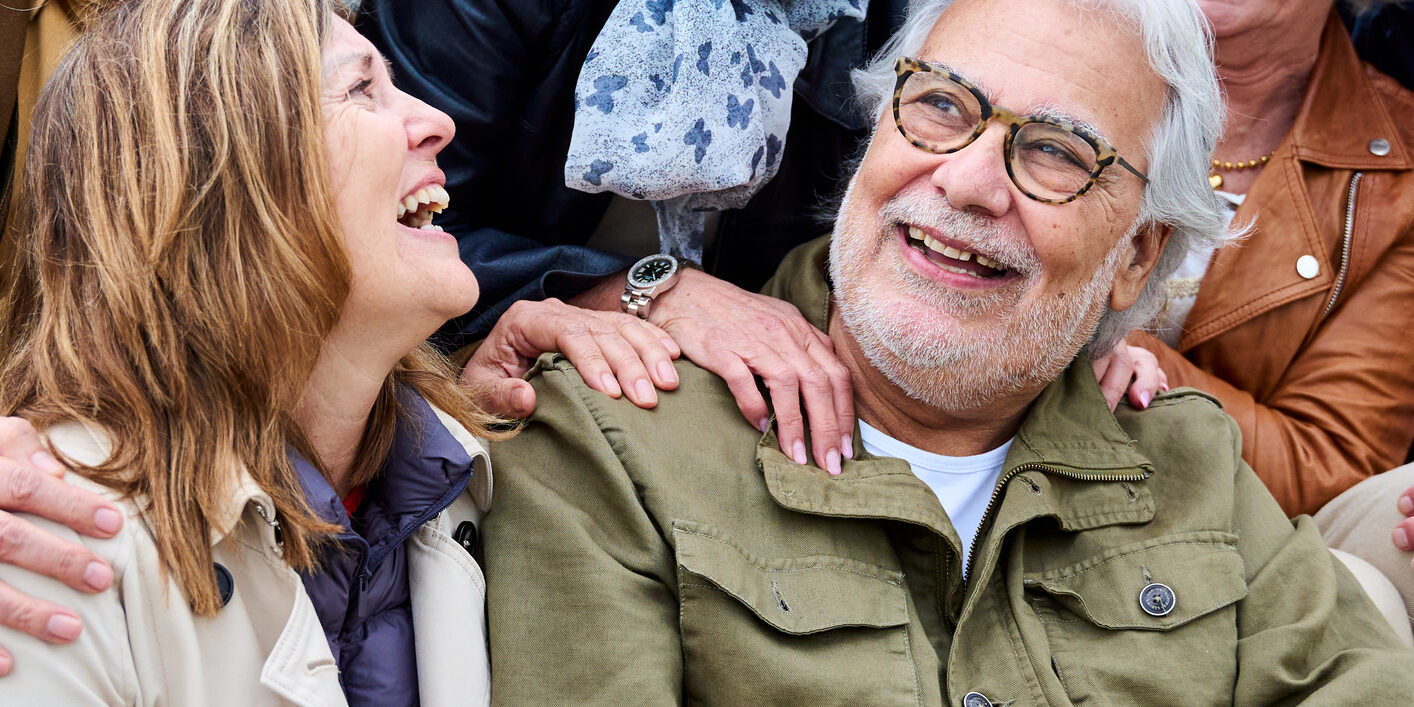 joyful group of seniors